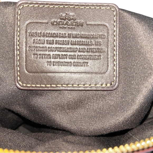 NWOT Coach Christie Carryall Signature Canvas Tote Brown Monogram + COA - Picture 10 of 14